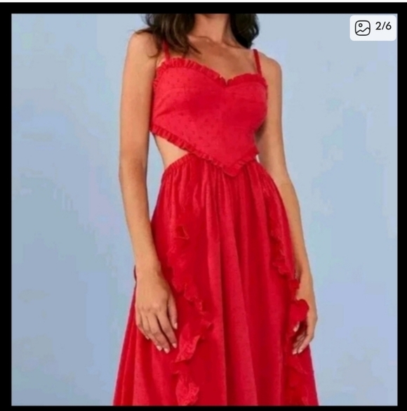 Farm Rio Hearts Maxidress - Picture 2 of 5